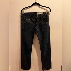 RAG & BONE SKINNY BLACK JEANS. Green hardware, worn once or twice